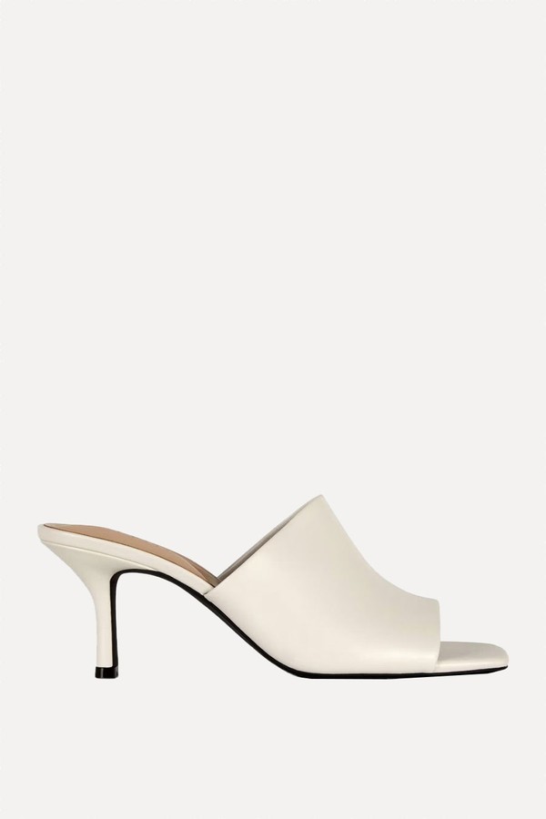 x from Square Toe Heeled Mules, £14 | Primark