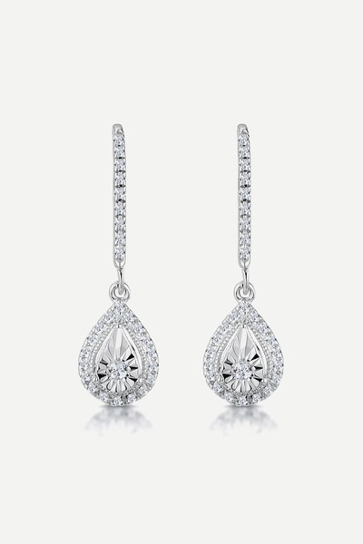 Masami Diamond Pearl Halo Earrings