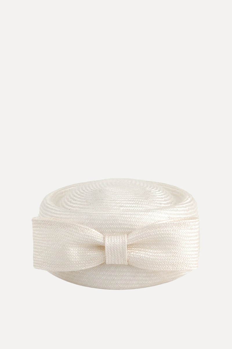 Jackie O Straw Pillbox Hat from Whiteley Hats