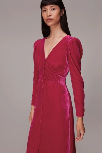 Ally Velvet Midi Dress from Whistles