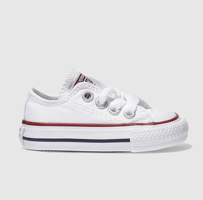 White All Star Boys Toddler Trainers from Converse