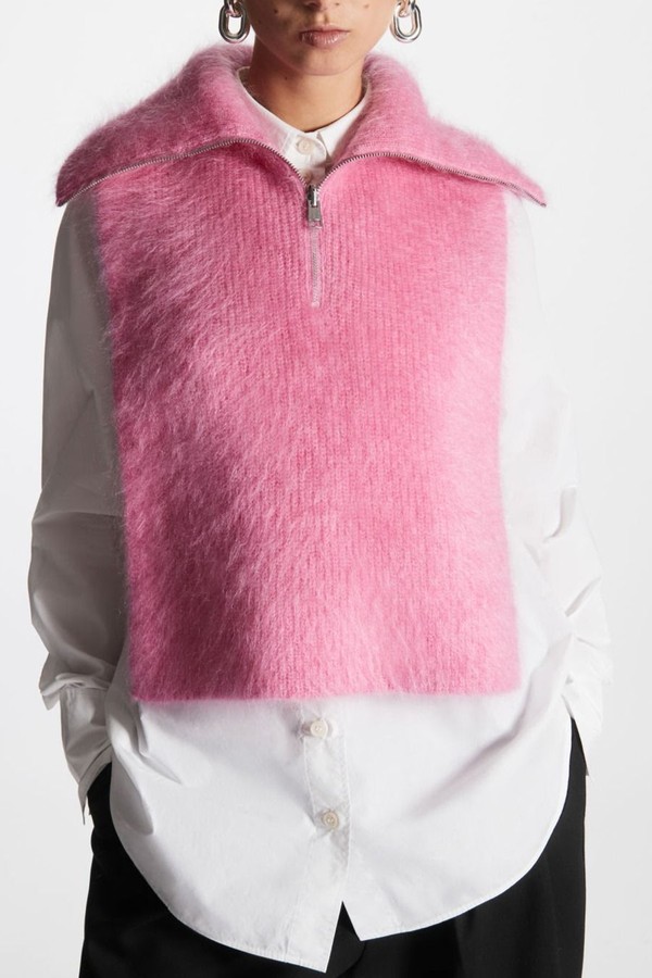 Open-Side Mohair Vest from COS