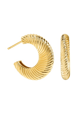 Gold Hoops from Astrid & Miyu