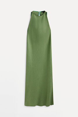 Linen Halter Dress from Massimo Dutti