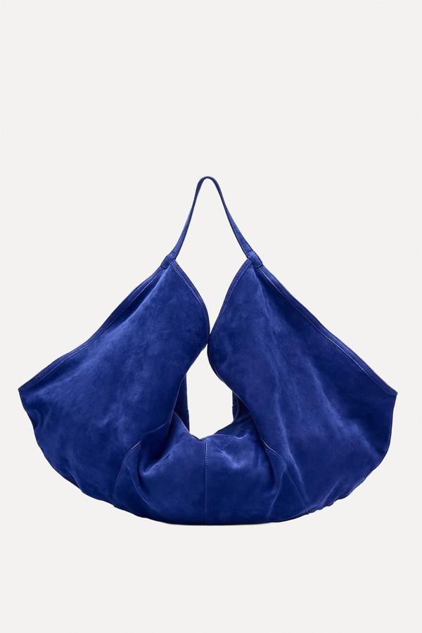 Suede Bucket Bag  from Zara 