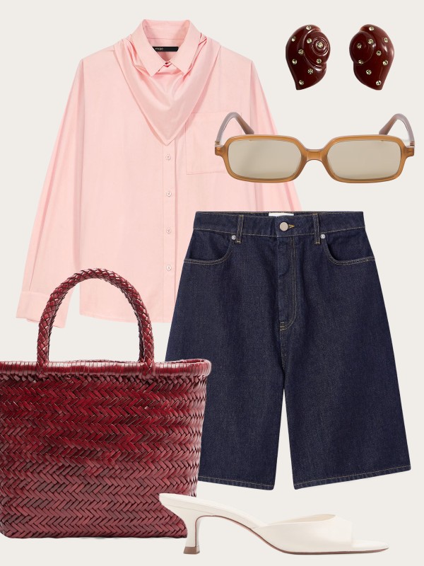 3 Cool Ways To Style A Scarf-Detail Blouse