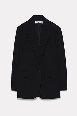 Oversized Single Button Blazer from Zara