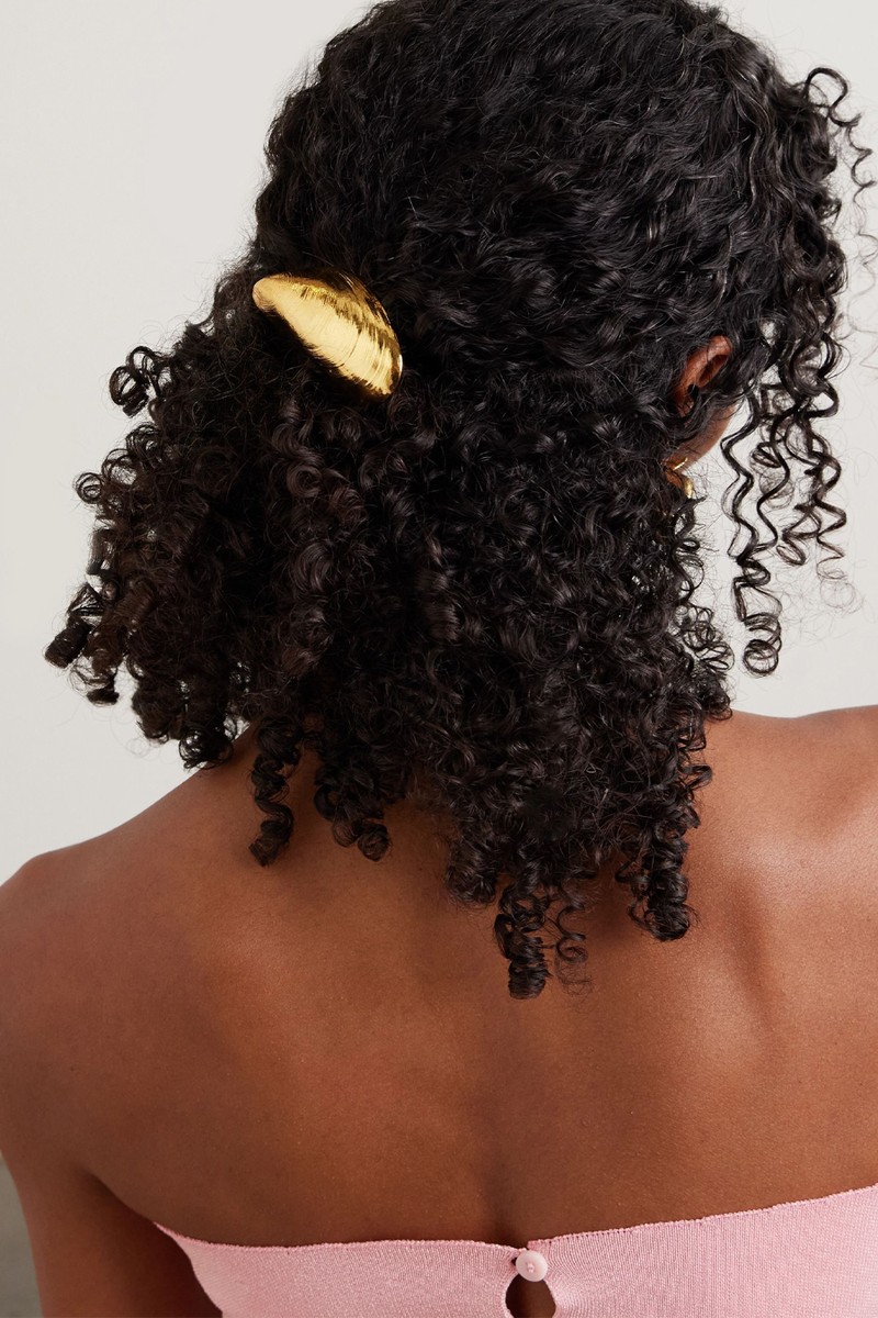 Wade Gold-Plated Hair Clip from Jennifer Behr