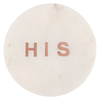 'His' Marble Coaster from John Lewis