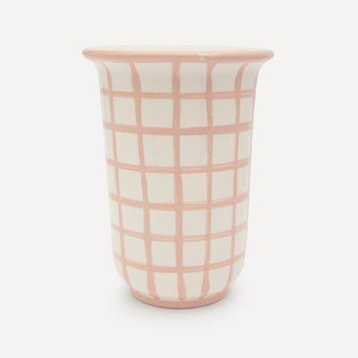 Gingham Utensils Holder from Vaisselle