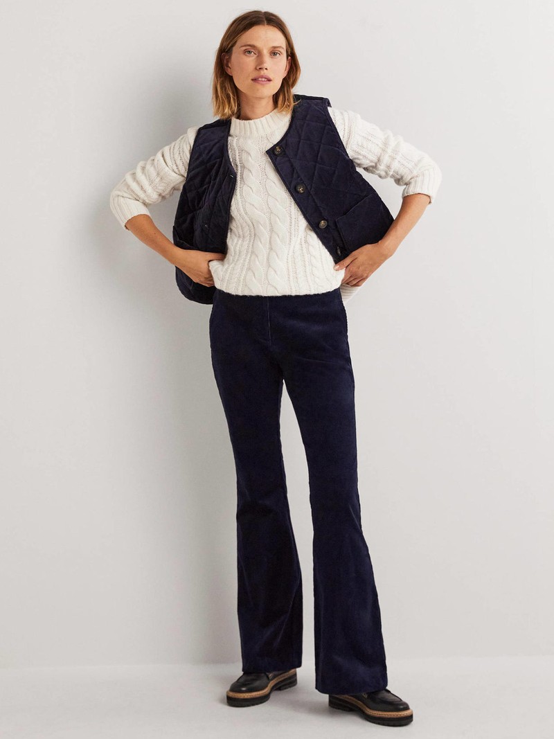 Corduroy Flare Trousers