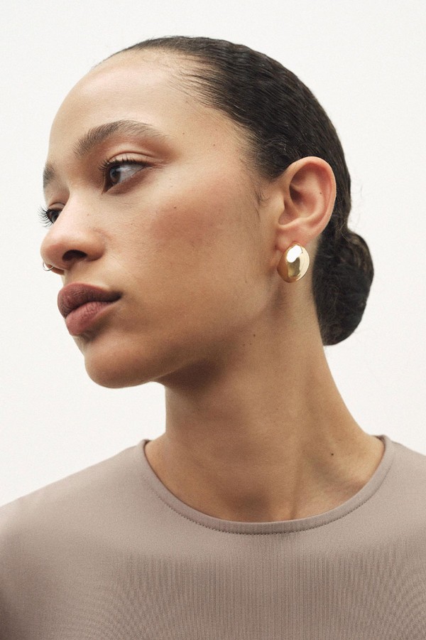 Raised Hoop Earrings