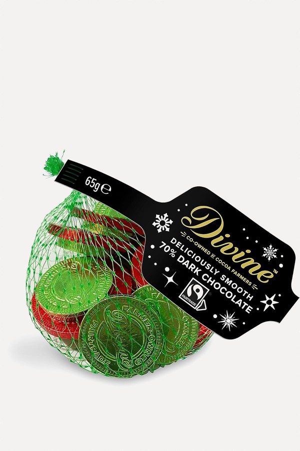 Dark Chocolate Coins from Divine