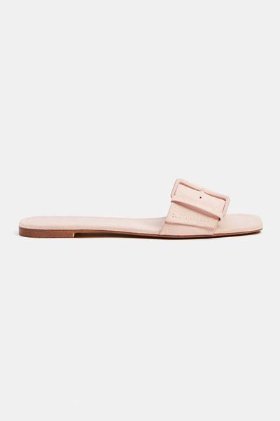 Buckled Slide Sandals from Bershka