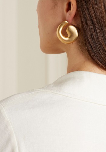 Karina Gold Tone Hoop Earring from Cult Gaia