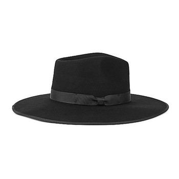 Noir Rancher Black Wool-Felt Fedora from Lack Of Color