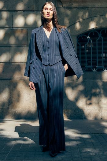 Pia Pinstripe Blazer