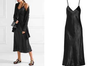 Satin Midi Dress from Vince