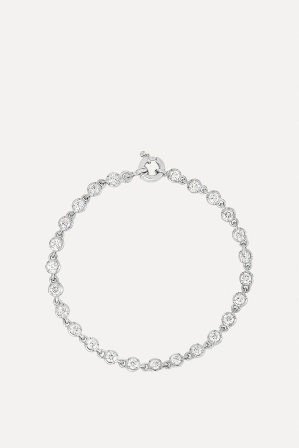 Ballater White Gold Bracelet