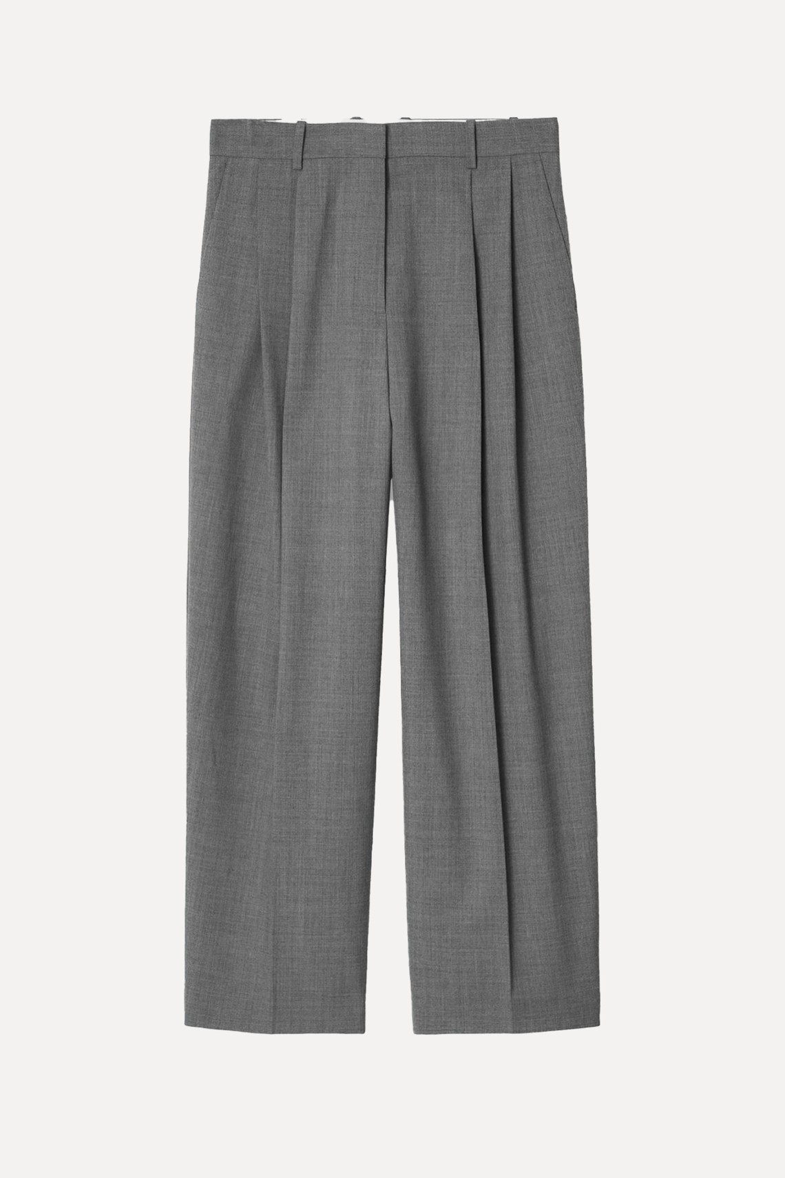 Wide-Leg Tailored Twill Trousers from COS