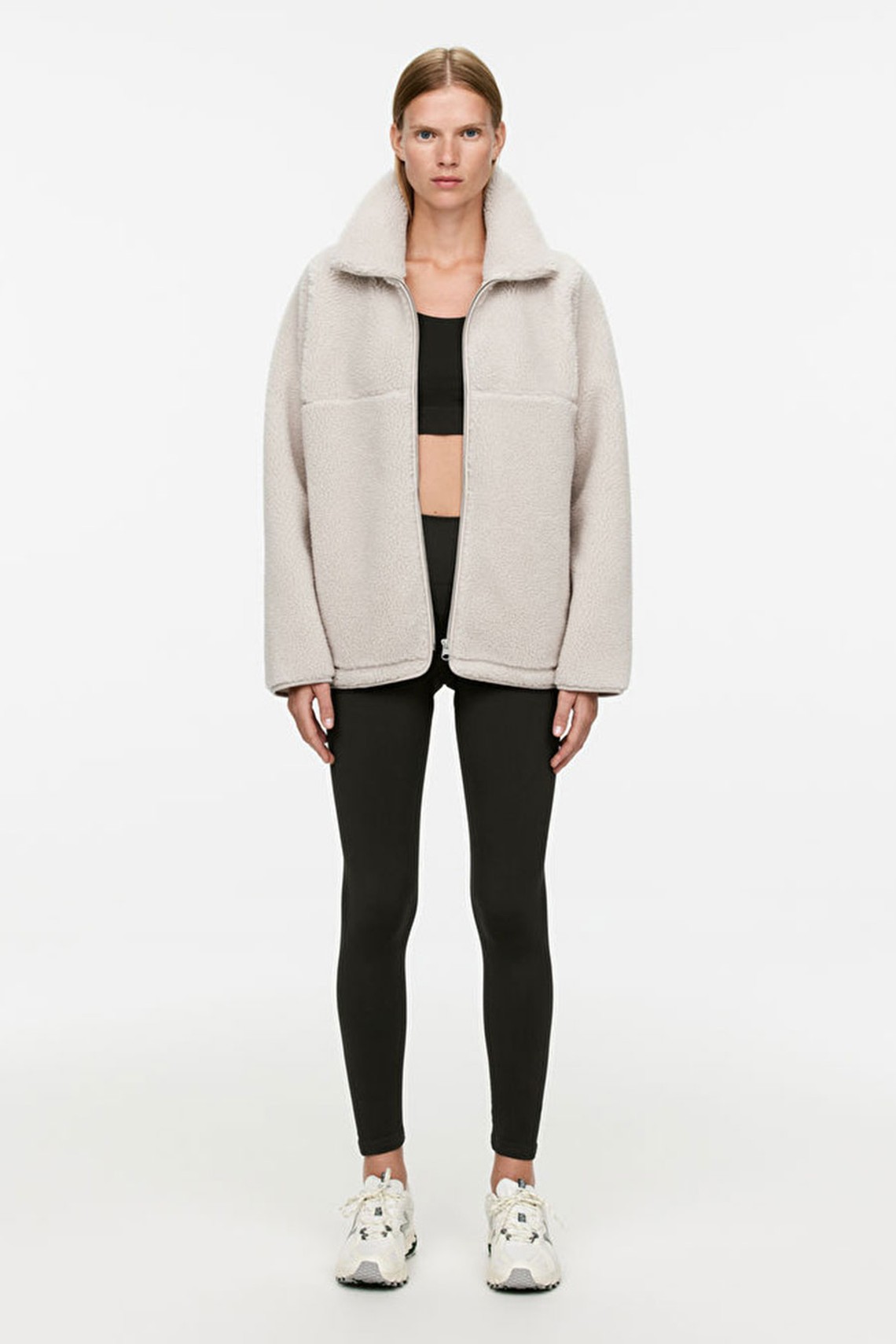 High-Neck Pile Jacket from ARKET