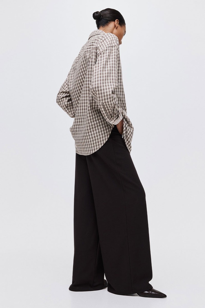 Wide Jersey Trousers from H&M
