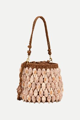 Nadia Seashell Tassel Bucket Bag from Ulla Johnson