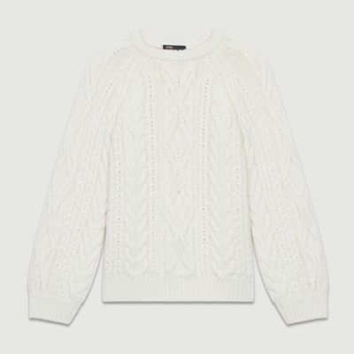 Braided Knit Sweater from Maje