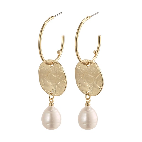 Earrings Affection Gold Plated from Pilgrim