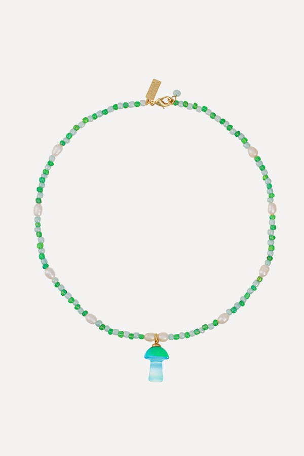 Mushroom Pearl Necklace from Talis Chains