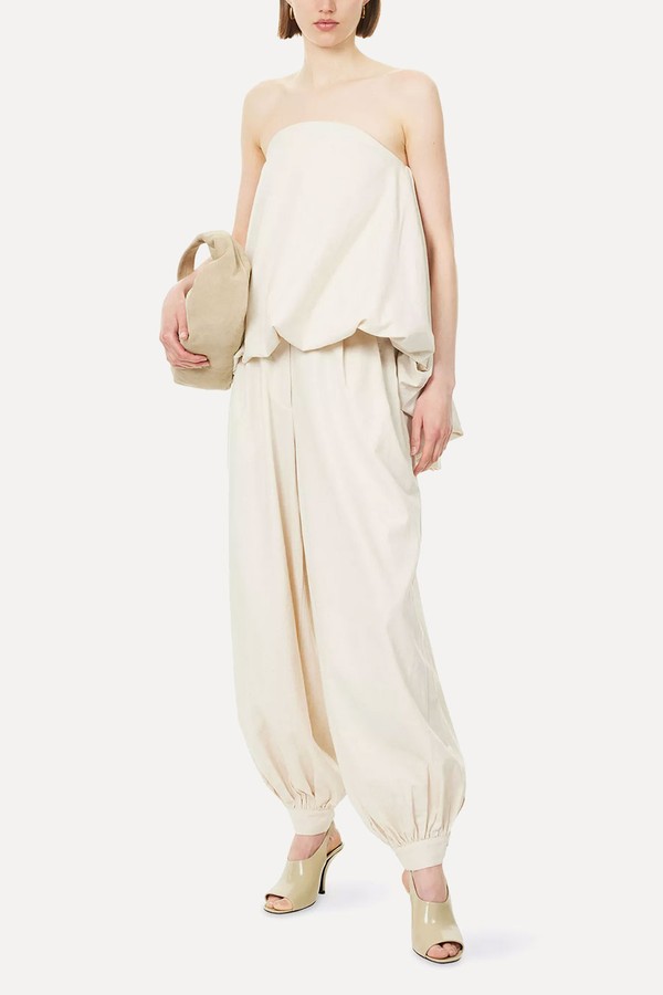 Linen Bubble Hem Bandeau from Atelier Ninety Five