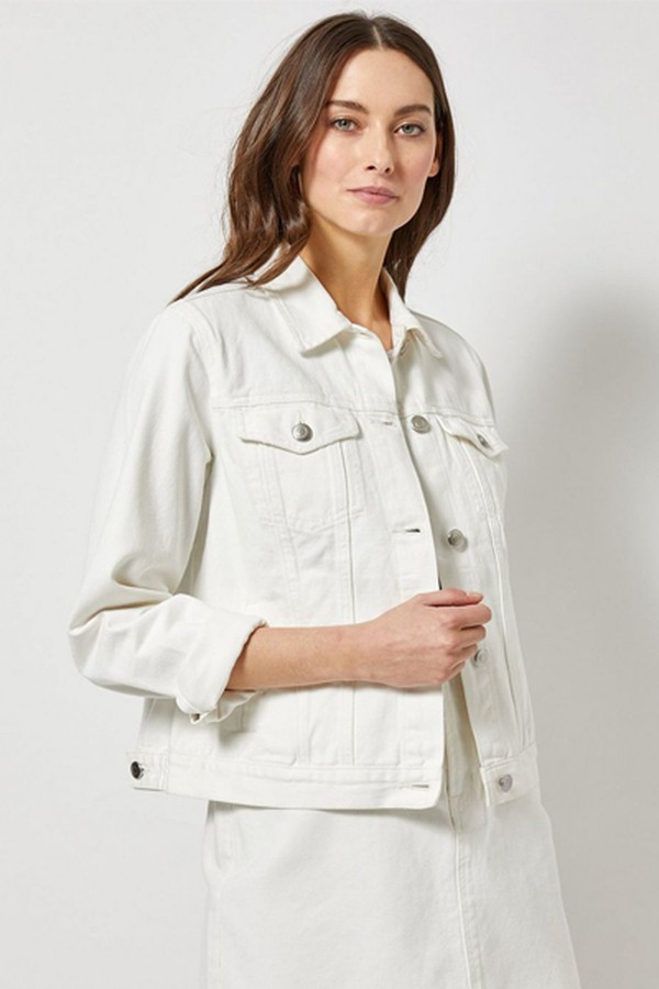 Ecru Denim Jacket