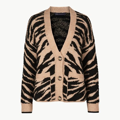 Animal Print Cardigan