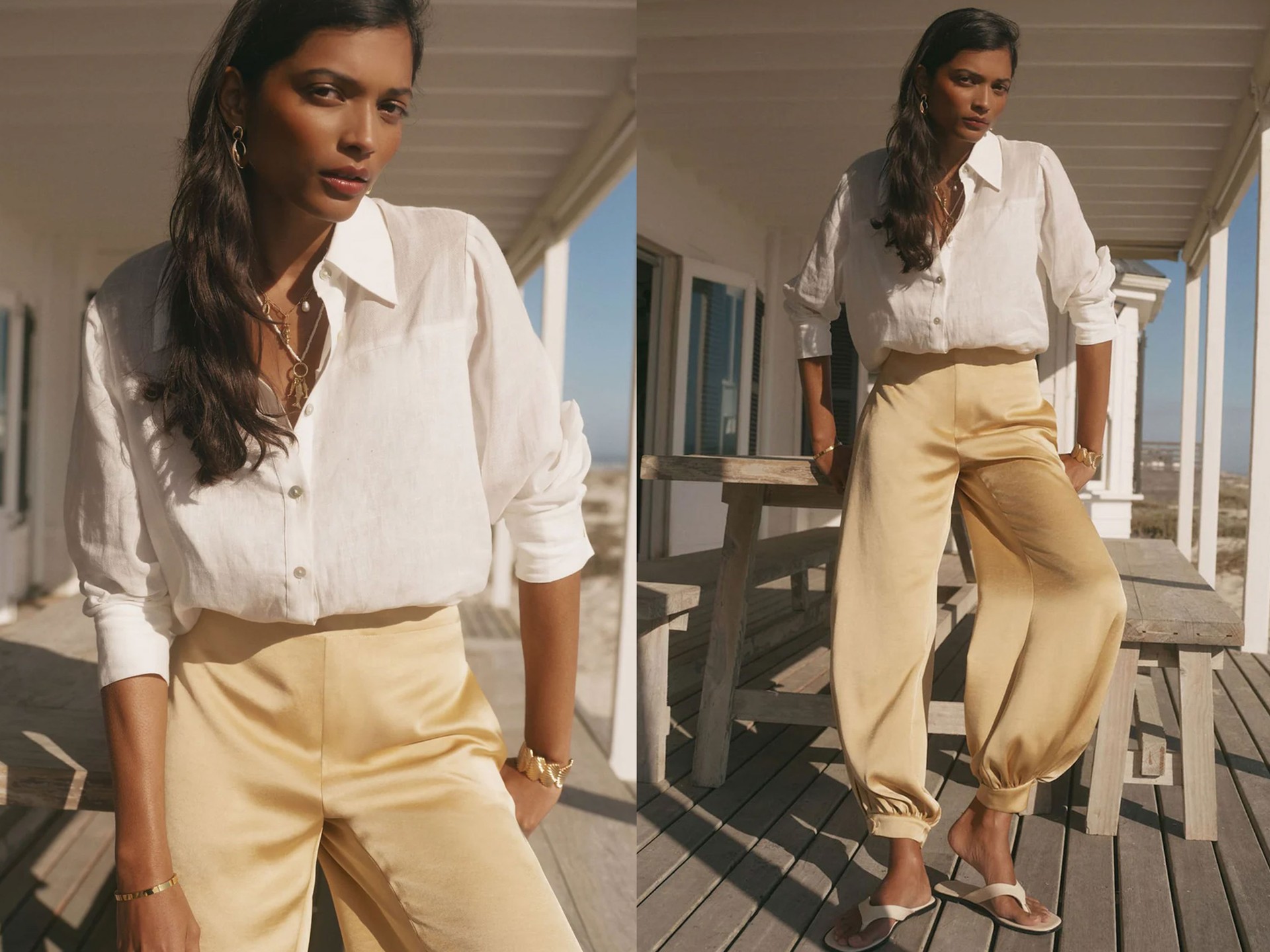 Satin Balloon Trousers from Mint Velvet