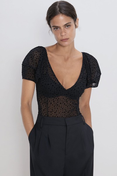 Polka Dot Bodysuit from Zara 