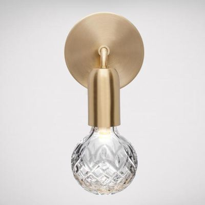 Crystal Bulb Wall Light from Holloways Of Ludlow