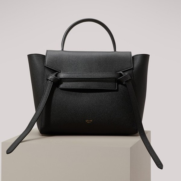 Micro Belt Bag In Grained Calfskin from Céline