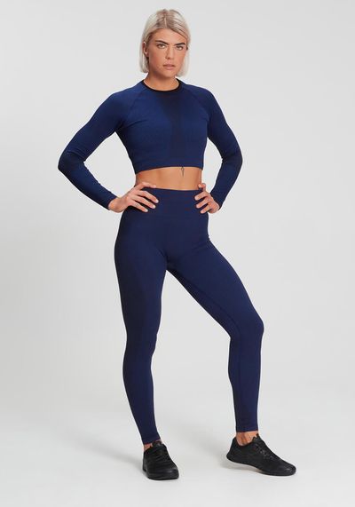 Raw Training Ribbed Seamless Long Sleeve Top