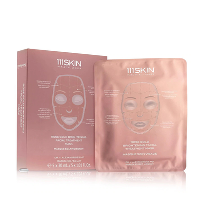 Rose Gold Brightening Facial Treatment Mask from 111 Skin