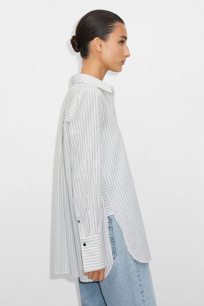 Longline Autumn Stripe Shirt from ME+EM