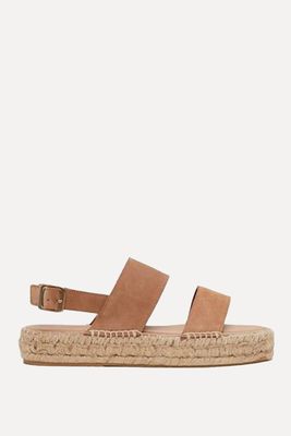 Suede Flat Sandals   from Phase Eight 