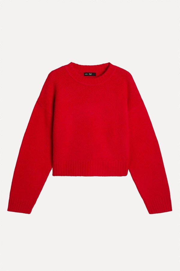 X from Crew Neck Cropped Jumper, £19.50 | F&F