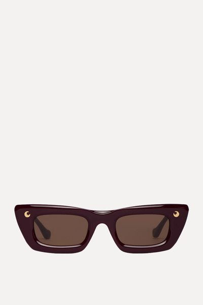 Londyn Bio-Plastic Oversized Cat-Eye Sunglasses from Nanushka