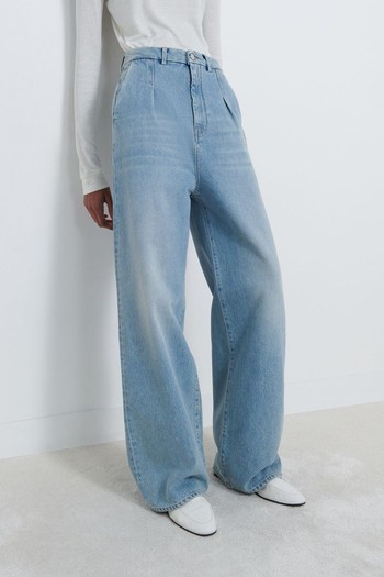 Attu Wide Legs Denim Pants, €290 | Loulou Studio