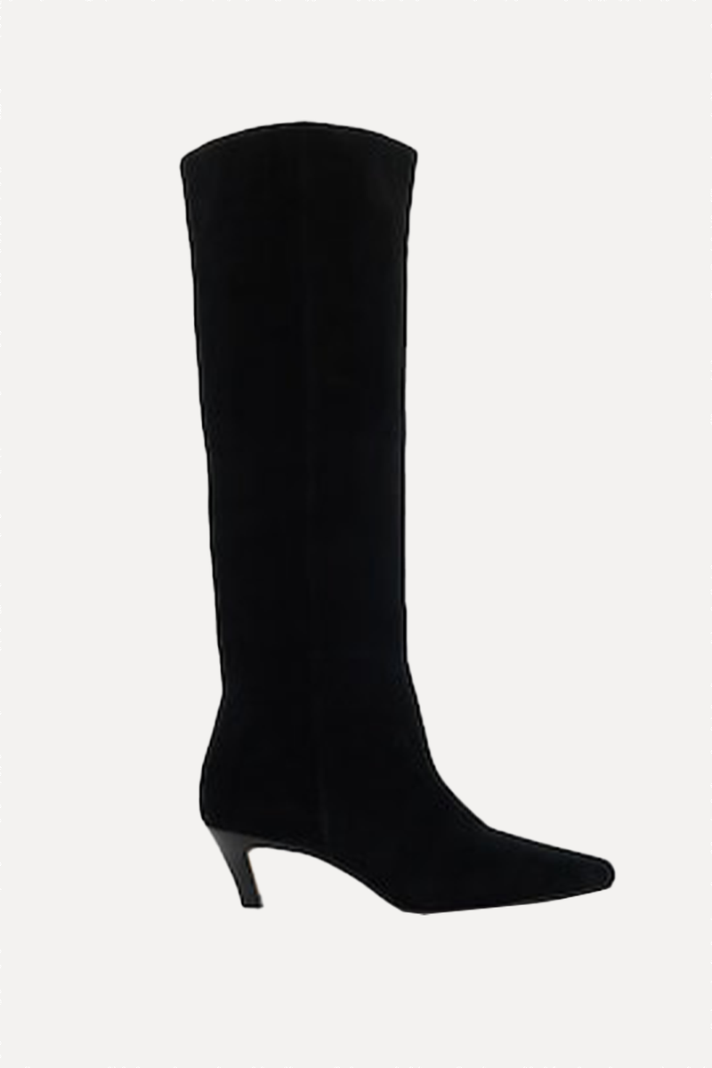Knee High Low Heel Boots from Dune London