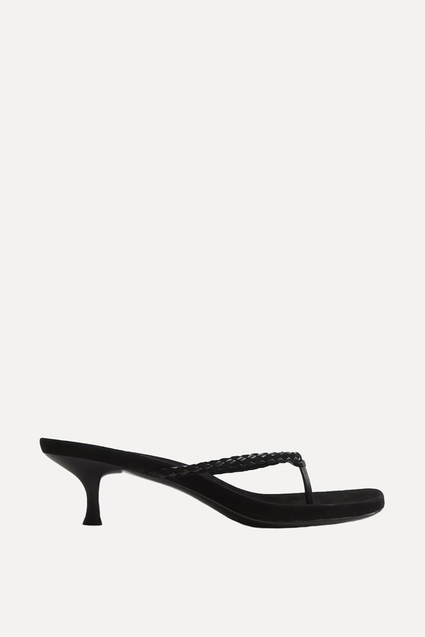 Heeled Suede Sandals from H&M