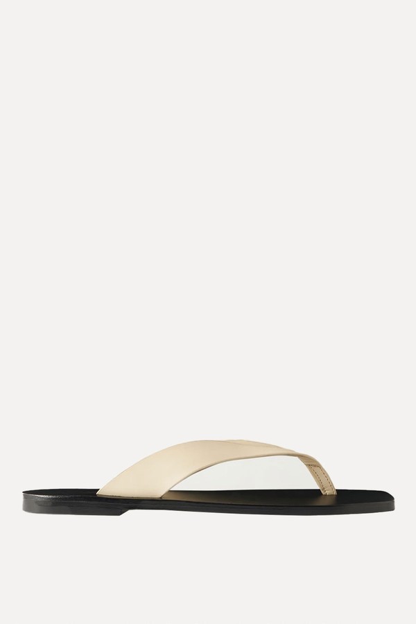 Kinto Leather Flip Flops from A.EMERY 