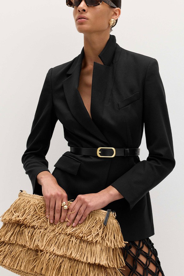 Fringed Clutch Bag 