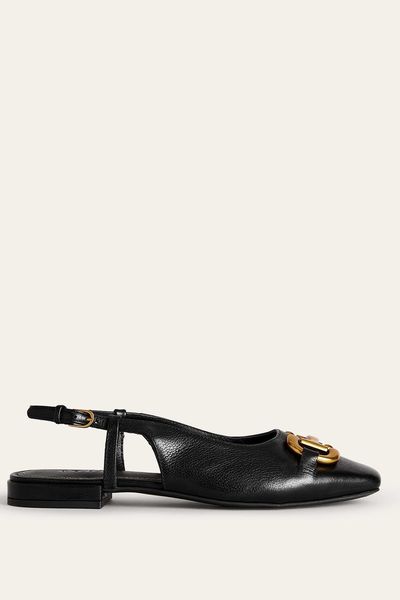 Iris Snaffle Slingback Flats