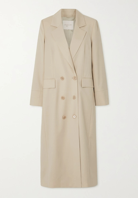 Gala Double-Breasted Wool-Gabardine Coat from Envelope1976